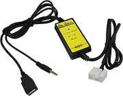 USB Aux Interface Adapter Charge Cable for Honda Accord Odyssey Civic City Fit