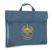 Navy Library Bag With Screenprint