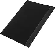 SEWACC Art Portfolio Folder with Clear Plastic Sleeves Lightweight Presentation Storage Book for Artists for Artwork Drawings Reports and More Black Document Holder