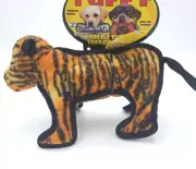 Tuffy Tiger Durable Squeaky Floating Soft Interactive Tug & Shake Dog Toy 11x7"