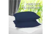 Ocean Color Twin Pack King Size Pillowcase 55 x 95cm