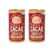 2 x 300g Organic Raw Cacao Drinking Hot Chocolate Turmeric & Maca-Superfoods