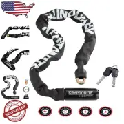 Weather-Resistant 32 Inch Bike Chain Lock with Keys – Kryptonite Keeper 785