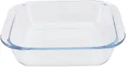 iplusmile 1Pc Heat Resistant Kitchen Glass Baking Dish White Food Serving Plate Microwave Oven Safe Creative Tableware for Appetizers Desserts More
