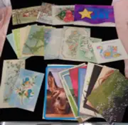 25 Greeting Cards - Unused - 1970s-80's - Birthday, Get Well, Wedding, Christmas