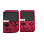 Retro Handheld Game Console Portable Video Game Player Built-in Games Red