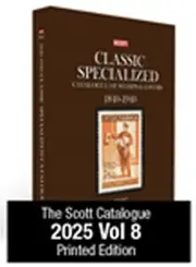 Scott CLASSIC Specialized Catalog 2025 of the World 1840-1940 - Reference Book