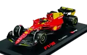 BBURAGO 2022 FERRARI F1-75 #16 LECLERC ITALIAN GP 36831 1:43 PLASTIC CASE