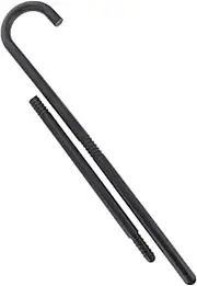 GOOHOCHY Halloween Party Prop Magician Crutch Stick Black Decorative Crutch Unique Party Props