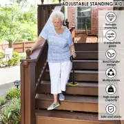 Mobility Aids Tool Lightweight Standing Assist Devices Adjustable Elderly tyxHZ