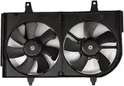 Car Radiator Cooling Fan Assembly，Compatible with Nissan Maxima A33 ，Compatible with Infiniti I30 1999-2003 21481-5U017 21481-5Y720