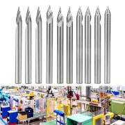 Robust V groove engraving tool for CNC spiral cutter bits