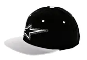 Alpinestars Men's CRAIG Snap Back Hat Motocross Baseball One Size Black White