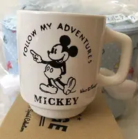 在飛比找Yahoo!奇摩拍賣優惠-日本 Disney 迪士尼 米奇 復古 馬克杯/杯子
