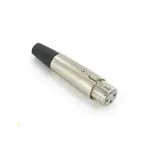 XLR Female Jack 3-Pin Microphone Mic Cable Plugs