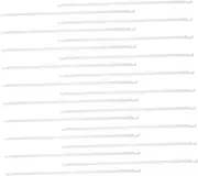 Veemoon Metal Hanging File Folder Rods 20pcs Set Office File Divider Document Holder Wall Mount Sturdy Construction