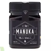 Kiva Raw Manuka Honey - Certified UMF 15+, MGO 514+ 100% Pure Genuine New Bottle