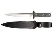 Nieto Pig Sticker 20cm Fixed Perfect Blade Knife Hunting Knives - Black Micarta
