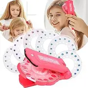 Hair Bedazzler Kit With 180 Gems, Bling Machine, Gem Stamper for Girls Kids