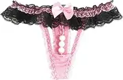 [Generic] Women Underwear Seamless Underpants Thong Panties Waist Low Underwear Women's Sexy Briefs Lace Women's Panties Slim Fit Lace Underwear