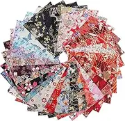 jojofuny 30Sheets Patchwork Fabric Multi Functional DIY Craft Supplies for Sewing Quilting Home Decor Printed Material for Creative Projects