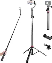 81'' Osmo-Mobile Floor Tripod-Stand Holder for DJI Osmo Mobile SE 7P 7 6 5 4 / Osmo-Pocket 3 2 1 / Osmo Action 5 pro 4 3 2 1