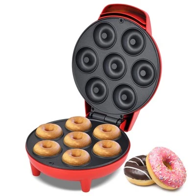 Mini Donut Maker Machine for Holiday, Kid-Friendly, Breakfast or Snack, Desse...