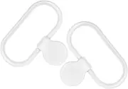 DOITOOL 2pcs Adhesive Hand Towel Ring Holder for Bathroom and Kitchen Durable No Drill Design Elegant Wall Mounted Towel Shelf