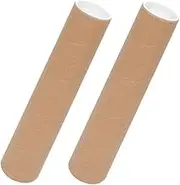 Parliky 2Pcs Heavy Duty Poster Tubes with End Caps Art Storage Tubes for Secure Document Artwork Transportation Mailing and Protection