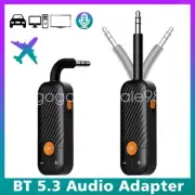 Bluetooth 5.3 Receiver Transmitter Wireless 3.5mm Mini Portable Audio Adapter