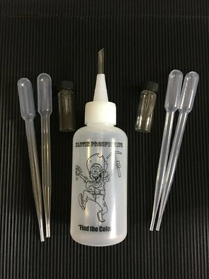 Martin 1 Gold Snuffer Bottle 4 oz 2 vials 4 snuffer tweezers for panning dredge