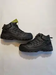 SR Max Boone - Women's Black Hi Top Style Comp Toe EH Slip Resistant Work Shoe 9