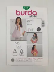 Burda Sewing Pattern 7410 Women's Bags Pattern Size 3 styles/sizes NEW
