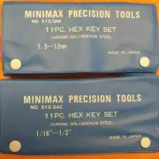 Allen Hex Key Sets Metric And Imperial Minimax NOS