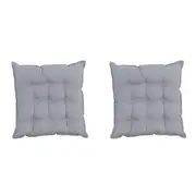 2x Maine & Crawford Sheena 40x40cm Seat Cushion w/ Ties Pillow Decor Powder Blue