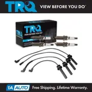 TRQ Ignition Wires Spark Plugs Kit Fits 2000-2002 Saturn SC2 SL2 2000-2001 SW2