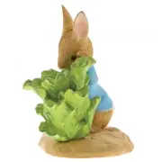 Beatrix Potter Mini Figurine Peter Rabbit with Lettuce