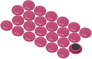 Small Pink Planning Office Magnets for Fridge, Whiteboard, Noticeboard, Filing Cabinet - Pack of 24