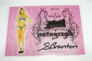 2015 Benchwarmer STEPHANIE BRANTON Pink Archive #74 Pewter Foil Auto/10 PLAYBOY