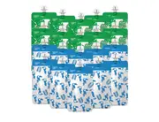 On the Go Reusable Food Pouch Minis- Toucan Blue & Rainforest Green 20 - Cherub Baby