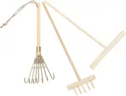 3Pcs Zen Garden Rake Sand Rakes for Crafts and Decor Lightweight Micro Rake Tools for Sand Table Accessories for DIY Miniature Zen Gardens and Relaxation