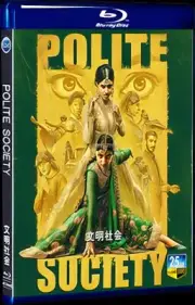 2023 Movie 1-Disc Polite Society BD Blu-ray DVD Box Set All Region