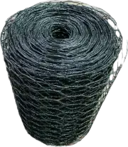Heavy Duty Black PVC Coated 40mm hex Gal Chicken Rabbit Wire Netting Mesh