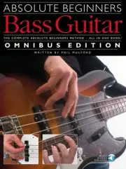 Absolute Beginners Bass Guitar Omnibus Learn Music Lessons Book Play-Along Audio
