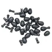 20/50pcs S/L Quick Change Beads For Carp Fishing Shock Bead Method Feeder Bead