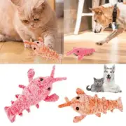 Lobster Cats Toy Plush Pet Dogs Interactive Rechargeable 2024 Moving Chew O2A8