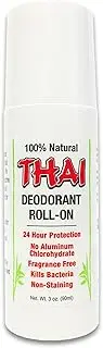 Thai Deodorant Stone - Thai Crystal Mist Roll-On Deodorant - 3 oz.