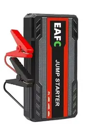 Car Jump Starter Battery Power Bank 600A for Car Starter Portable Emergency Booster 12V Auto Starting Device Petrol Diesel Black