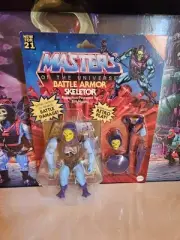 Masters Of The Universe Origins Battle Armor Skeletor Action Figure Brand New