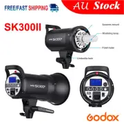2X Godox SK300II 300W Studio Flash Monolight Studio Strobe with Reflecter